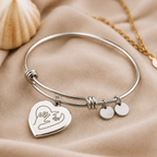 Die Hand, die mich hält – Mutter-Kind Herz-Armband