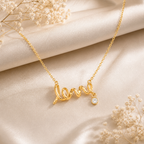 Love Necklace – Elegante Halskette mit funkelndem Anhänger