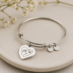 Die Hand, die mich hält – Mutter-Kind Herz-Armband